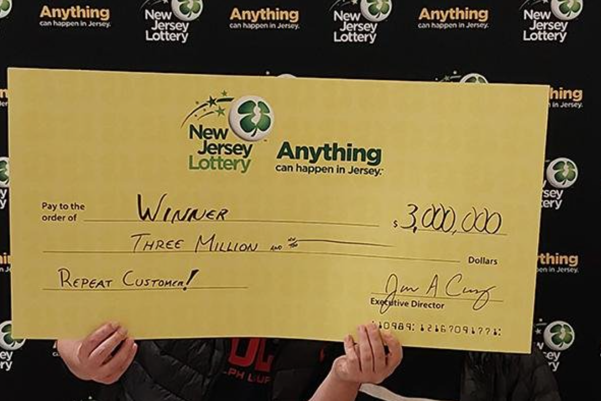 Hitting it big twice: NJ couple wins $3M in lottery, months after $1M win