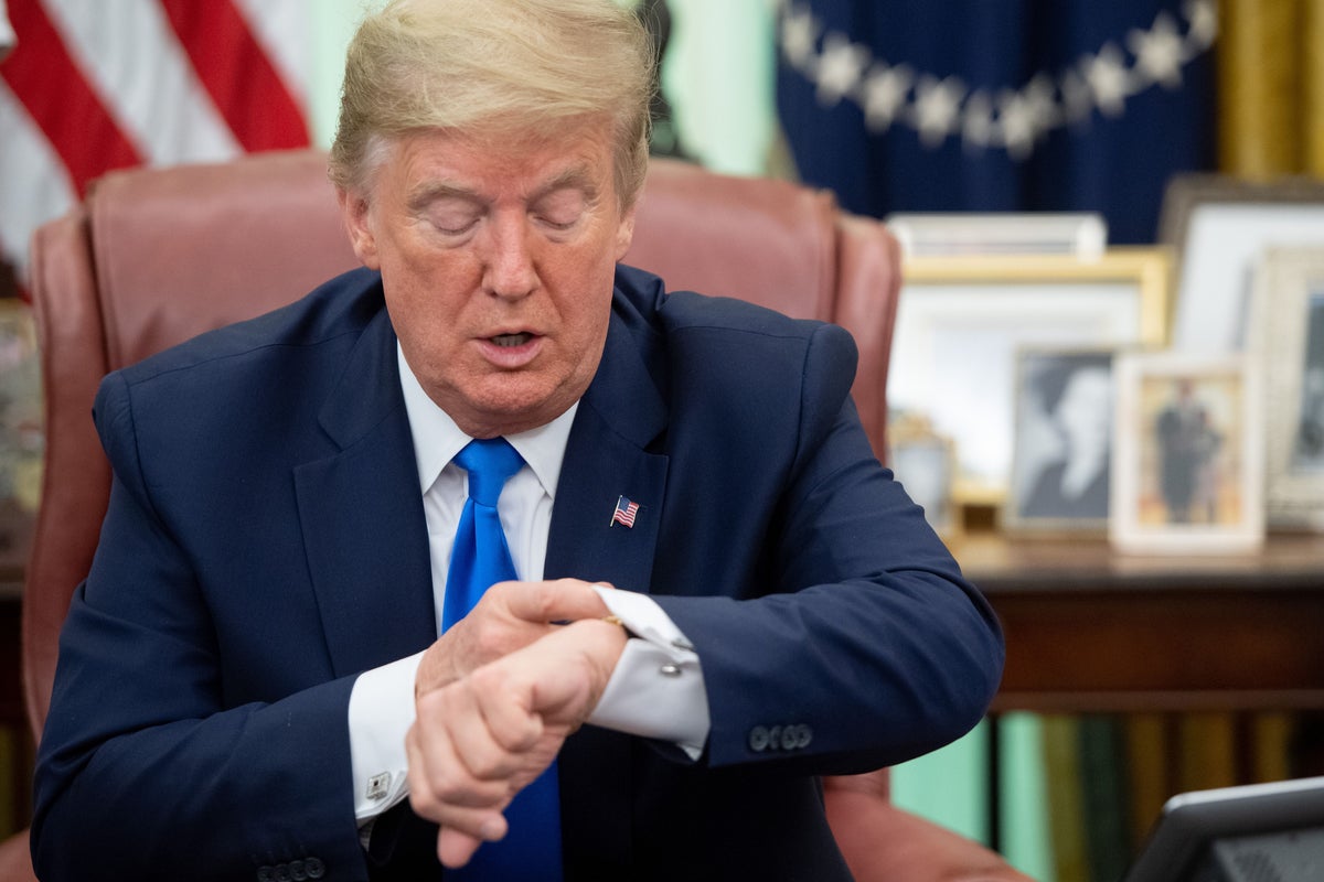 MAGA supporter’s wife ‘in tears’ after Trump-branded watch he bought her has major typo